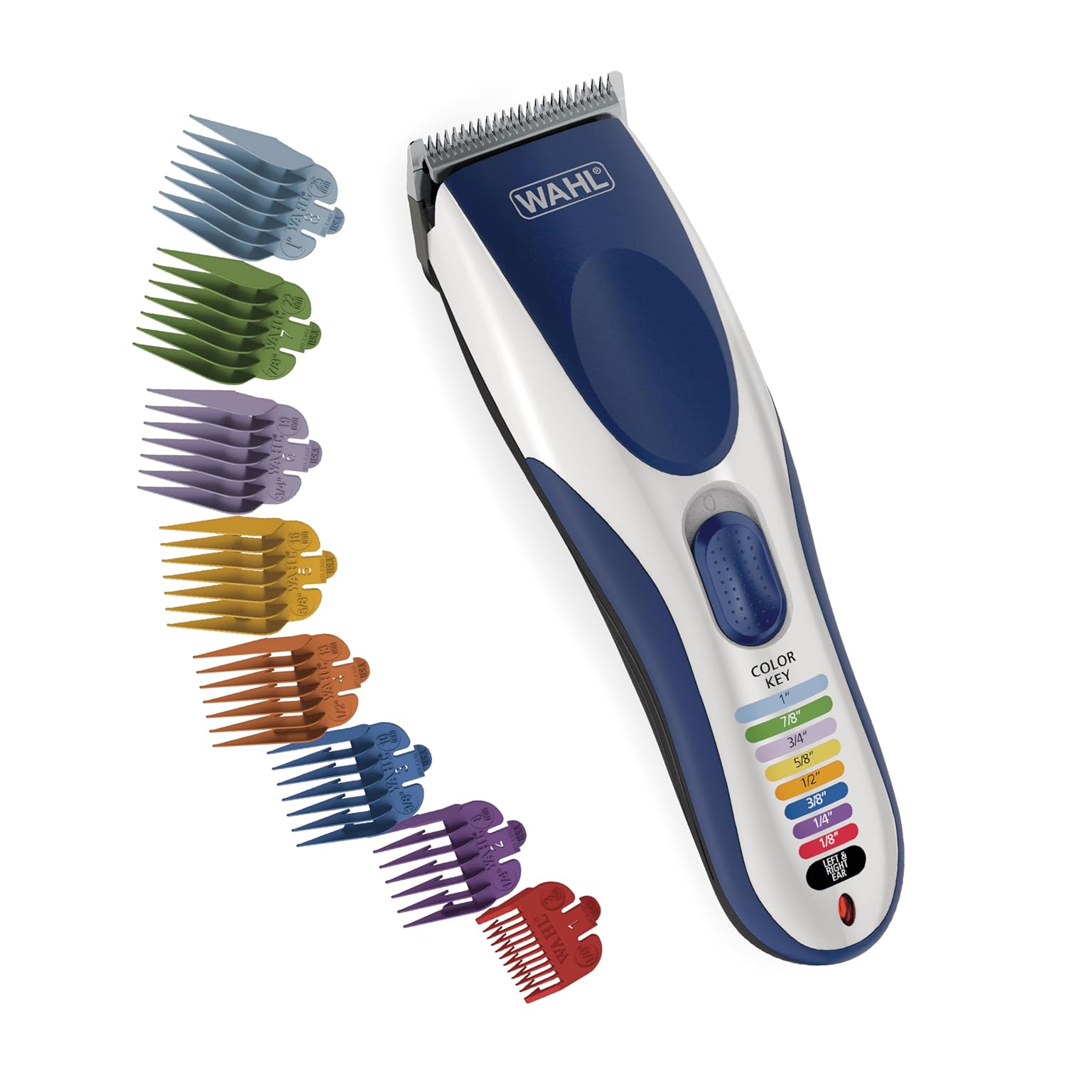 Wahl Color Pro Cordless cortadora inalámbrica con sistema de guías de colores para barberos