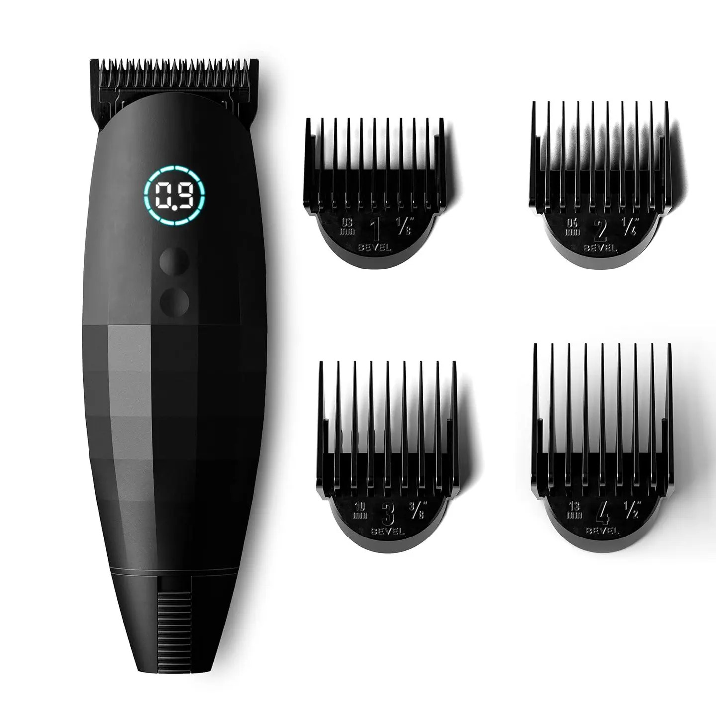 Bevel Pro cortadora profesional con pantalla digital para diseños precisos en barbería